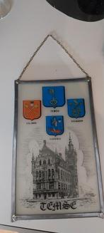 glasraam in lood Temse, Antiek en Kunst, Ophalen