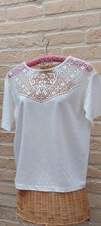 T shirt maat s /m 48cm van oksel tot oksel, Vêtements | Femmes, T-shirts, Manches courtes, Taille 36 (S), Comme neuf, Blanc