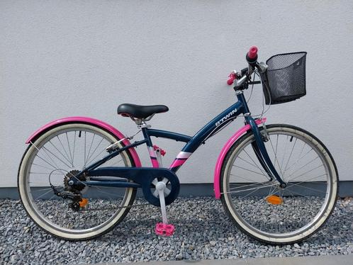 Meisjefiets Btwin 24 inch, Fietsen en Brommers, Fietsen | Meisjes, Zo goed als nieuw, 24 inch, Versnellingen, Ophalen