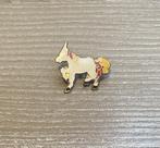 PIN - EENHOORN - UNICORN, Verzamelen, Verzenden, Gebruikt, Dier of Natuur, Speldje of Pin