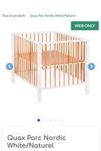 Parc Quax avec matelas, Enfants & Bébés, Parcs, Enlèvement ou Envoi, Comme neuf