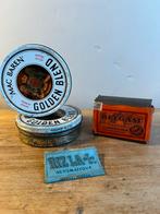 Ensemble de vieux tabacs à pipe, Verzamelen, Rookartikelen, Aanstekers en Luciferdoosjes, Ophalen, Gebruikt, Tabaksdoos of Verpakking