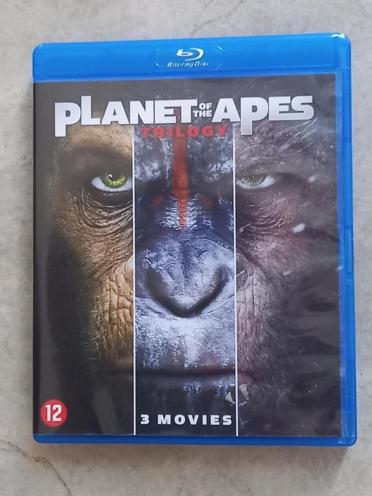 blu ray trilogies planet of the apes  état neuf, Cd's en Dvd's, Blu-ray, Zo goed als nieuw, Avontuur, Boxset, Ophalen of Verzenden