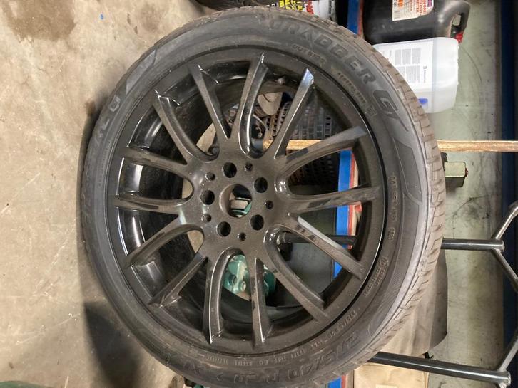 Aluminium velgen 20 inch 5x120 + zomerbanden 275/40R20, Auto diversen, Overige Auto diversen, Ophalen