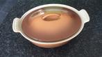 Le creuset stoofpot 22cm, Huis en Inrichting, Ophalen of Verzenden, Gebruikt, Gietijzer, Kookpan of Snelkookpan