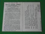 WO2 politiek gevangene Weerstander Lid Geheim Leger +1944, Verzamelen, Ophalen of Verzenden, Bidprentje