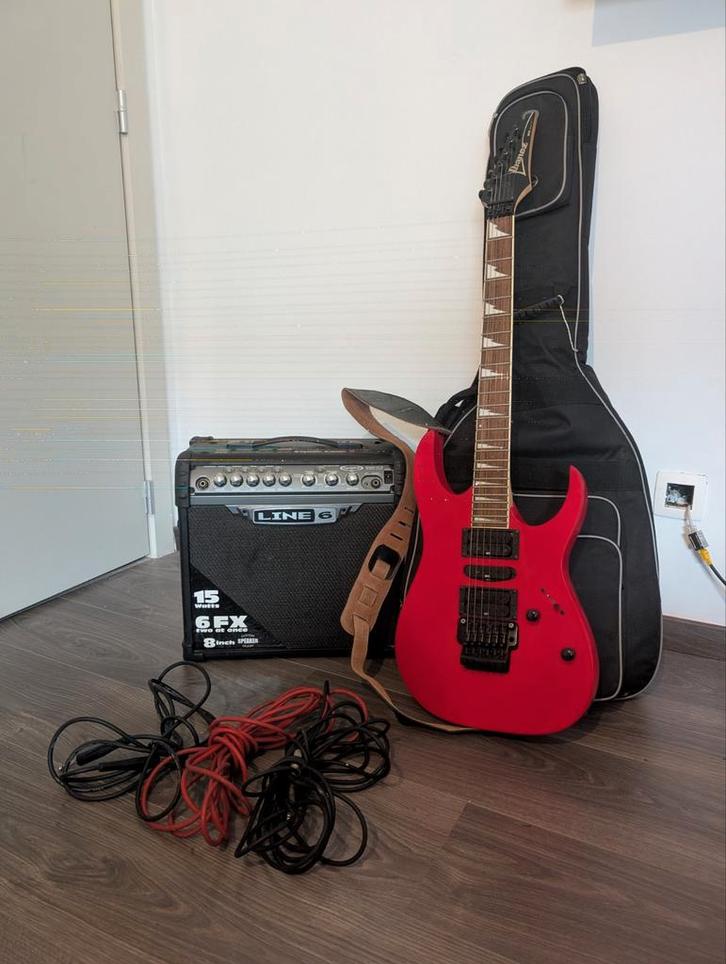 Elektrische gitaar ibanez, Musique & Instruments, Amplis | Basse & Guitare, Guitare, Enlèvement