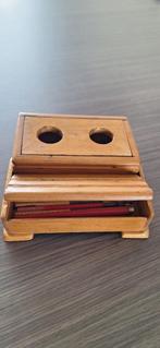 Houten inktpotbakje, Antiek en Kunst, Ophalen