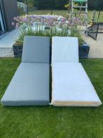2 ligbedkussens Bristol (Overstock/Exterioo), Ophalen, Gebruikt