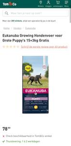 Eukanuba Growing Hondenvoer voor Grote Puppy’s – 10 kg, Dieren en Toebehoren, Ophalen, Hond