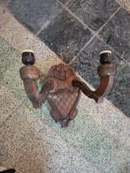 Lampe murale en bois, Ophalen of Verzenden, Gebruikt, Hout