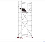 Slelling aluminium 5,20M werkhoogte, Doe-het-zelf en Bouw, Steigers, Ophalen, Zo goed als nieuw