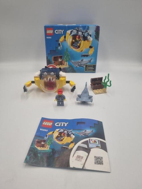 Lego City 60263 Ocean mini-submarine, Kinderen en Baby's, Speelgoed | Duplo en Lego, Zo goed als nieuw, Lego, Complete set, Ophalen of Verzenden
