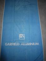 Garfield Aluminium blauwe badhanddoek, Maison & Meubles, Salle de bain | Linge de bain & Accessoires, Comme neuf, Serviette, Bleu