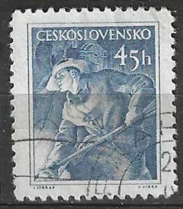 Tsjechoslowakije 1954 - Yvert 756 - Arbeiders (ST) beschikbaar voor biedingen