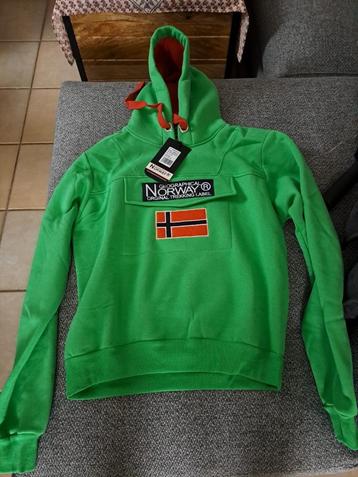 Sweat à capuche Geographial Norway XXL nouveau disponible aux enchères