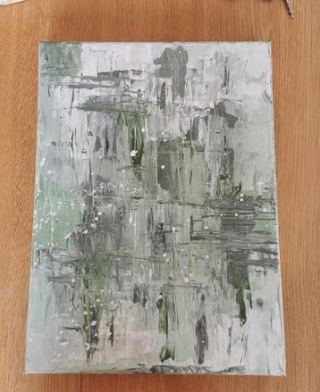 "Drowning in the Forest" - Abstract schilderij 30x40cm beschikbaar voor biedingen