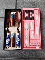 Hostess server set, peper en zout, slabestek, Ophalen