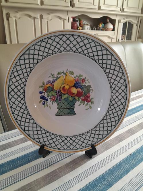 Villeroy & Boch mand grote diepe schaal 32 cm TBE, Antiek en Kunst, Curiosa en Brocante, Ophalen of Verzenden
