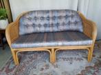 Rotan salon 50,00 euro, Huis en Inrichting, Ophalen, Gebruikt, Rechte bank, Riet of Rotan