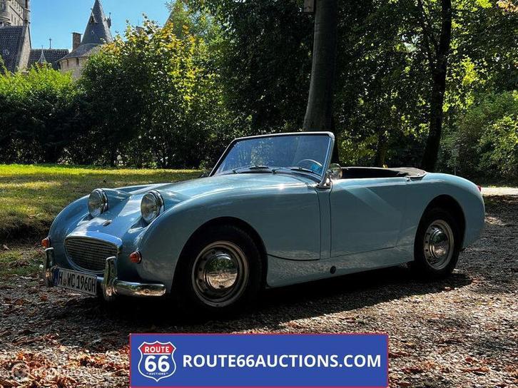 Austin Healey MK1 Frogeye | 1960 | Route 66 Auctions, Auto's, Oldtimers, Bedrijf, Te koop, Austin, Benzine, Overige carrosserie