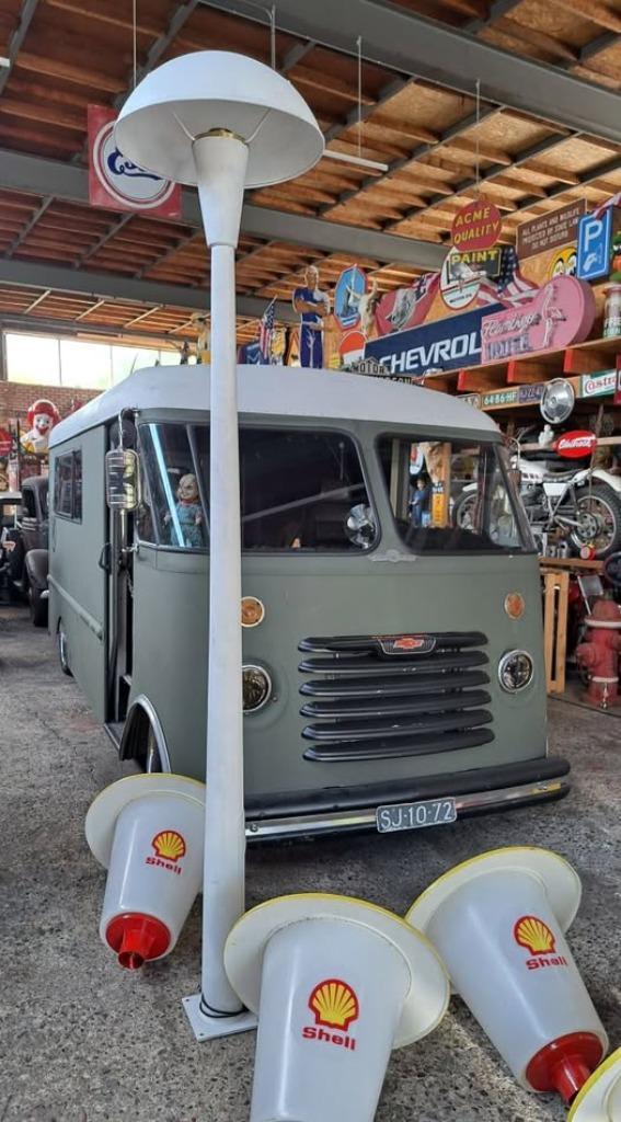 Originele oude lantaarnpaal benzinepomp lamp pomp paal, Verzamelen, Merken en Reclamevoorwerpen, Gebruikt, Gebruiksvoorwerp, Ophalen