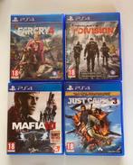 Jeux PS4 : Farcry4, The division, Mafia3, Just Cause3, Games en Spelcomputers, Ophalen, Zo goed als nieuw
