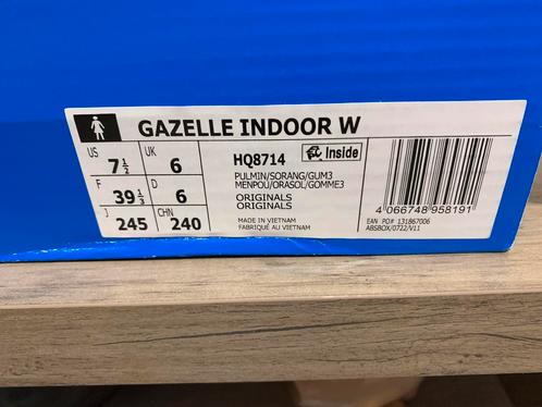Adidas NIEUW Gazelle mint Indoor, Kleding | Dames, Schoenen, Nieuw, Sneakers, Oranje, Ophalen of Verzenden