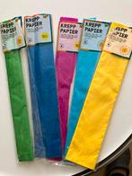 Krepp papier 5 stuks, Ophalen, Zo goed als nieuw