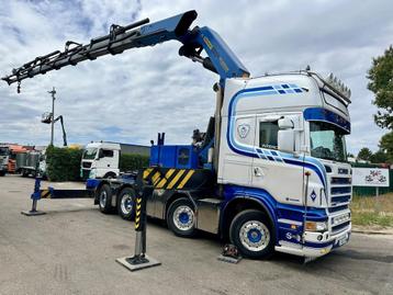 Scania R 500 A 8X2*6 ZSM + KRAN 100Tm! PALFINGER PK100002 G  beschikbaar voor biedingen