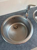 Wasbak inox, Huis en Inrichting, Ophalen, Zo goed als nieuw