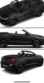 T-roc cabriolet, Auto's, Automaat, 4 zetels, Zwart, Cabriolet