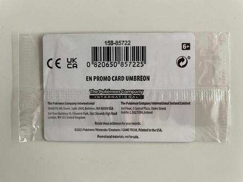 Umbreon Promo Pokemon 130/197 - OBF - EB Games - sealed!, Hobby en Vrije tijd, Verzamelkaartspellen | Pokémon, Nieuw, Losse kaart