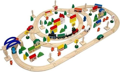 messefix 130 delig houten treinspel voor kinderen GRATIS LEV, Kinderen en Baby's, Speelgoed | Houten speelgoed, Nieuw, Duw- of Trekspeelgoed
