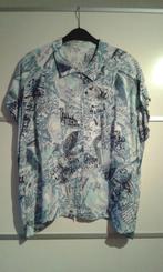 blauwe blouse L, Ophalen of Verzenden, Zo goed als nieuw, Maat 42/44 (L), Blauw