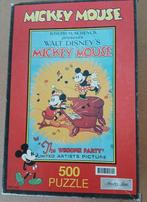 Puzzel Mickey Mouse Nostalgia 500 stuks, Ophalen of Verzenden, 500 t/m 1500 stukjes, Gebruikt, Legpuzzel