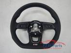 Audi A4 A5 8W Stuur S-Line MF+F1+VIEW Leer Grijs Stiksel, Auto-onderdelen, Ophalen, Gebruikt