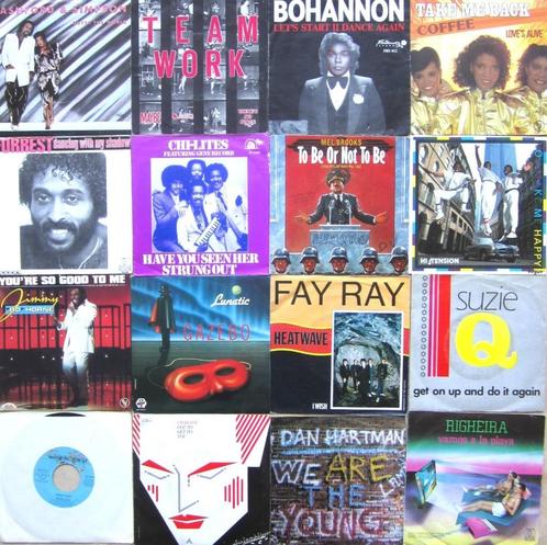 Lot van 16 DISCO vinyl singles uit begin 1980s, Cd's en Dvd's, Vinyl | Dance en House, Gebruikt, Disco, Overige formaten, Ophalen of Verzenden