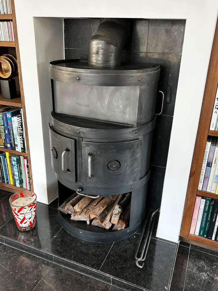 Poêle Rais, Maison & Meubles, Poêles, Utilisé, Autoportant, Poêle à bois, Bois, Enlèvement