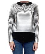 Blouse met alleen strepen, Kleding | Dames, Blouses en Tunieken, Only, Zwart, Ophalen of Verzenden, Zo goed als nieuw