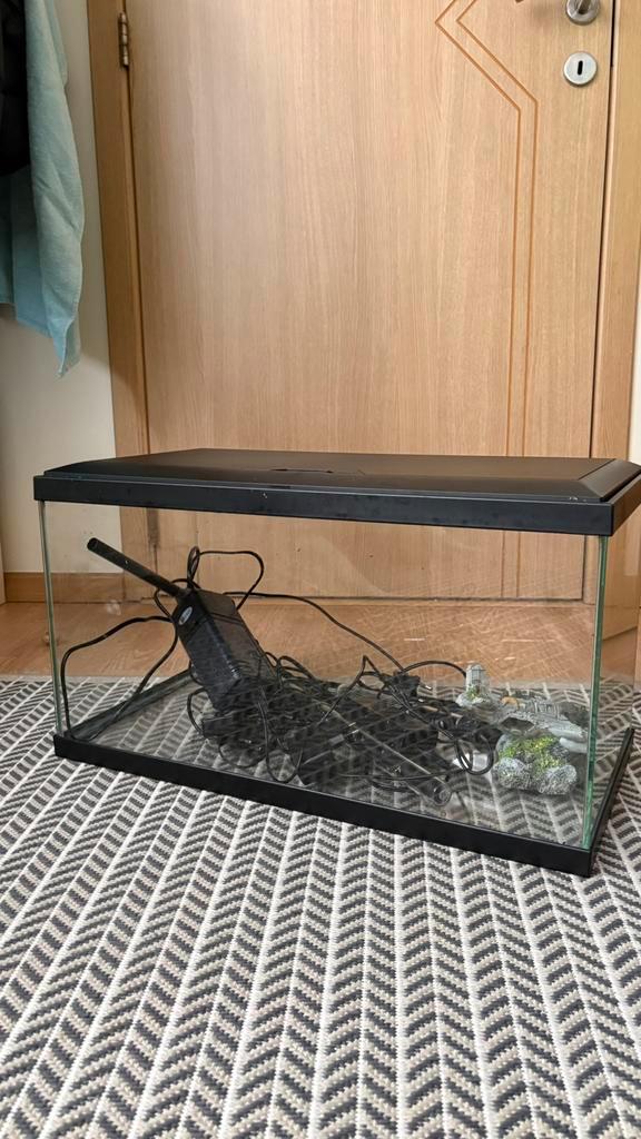 60 liter aquarium met hele set, Animaux & Accessoires, Poissons | Aquariums & Accessoires, Comme neuf, Enlèvement