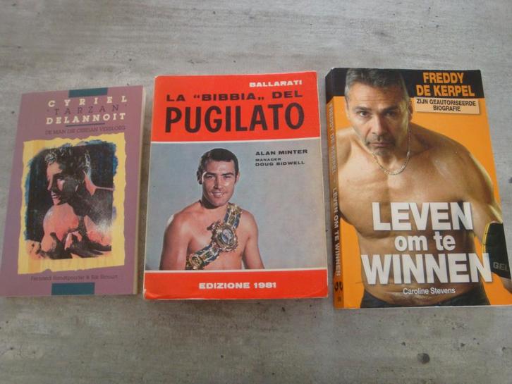 LOT VAN DRIE BOEKEN OVER BOKSEN, Boeken, Sportboeken, Gelezen, Ophalen of Verzenden