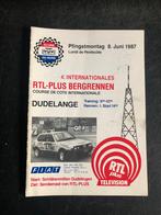 programme 1987 Course Cote Dudelange Bergrennen Fiat Ritmo, Enlèvement ou Envoi
