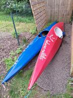 2 polyesteren kajakken te koop, Sports nautiques & Bateaux, Canoës, Une personne, Utilisé, Enlèvement ou Envoi, Kayak