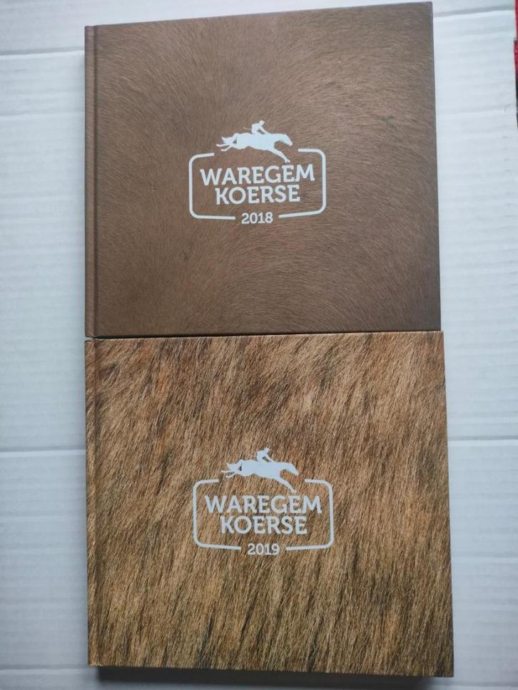 🏇🏻🏇🏻 Boeken Waregem Koerse 2018 en 2019, Verzamelen, Merken en Reclamevoorwerpen, Zo goed als nieuw, Gebruiksvoorwerp, Ophalen of Verzenden