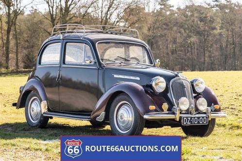 Simca 8 Saloon 1951 | Route 66 auctions, Auto's, Oldtimers, Bedrijf, Te koop, Overige merken, Benzine, Berline, 4 deurs, Handgeschakeld
