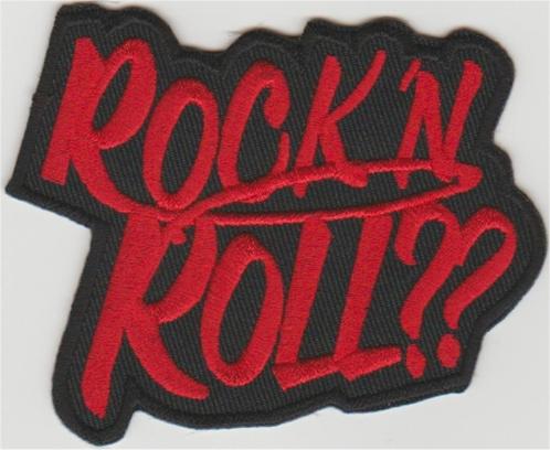 Rock'n'Roll stoffen opstrijk patch embleem #9, Collections, Musique, Artistes & Célébrités, Neuf, Vêtements, Envoi