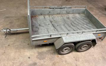 Gezocht aanhangwagen Gookar 750kg dubbelasser beschikbaar voor biedingen