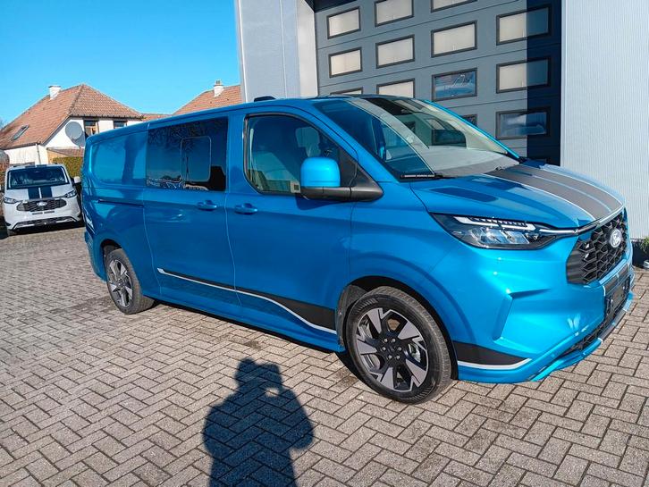 Ford Transit Custom SPORT L2 NIEUW AUTOMAAT 44215 excl BTW 1, Autos, Ford, Entreprise, Achat, Transit, ABS, Caméra de recul, Airbags