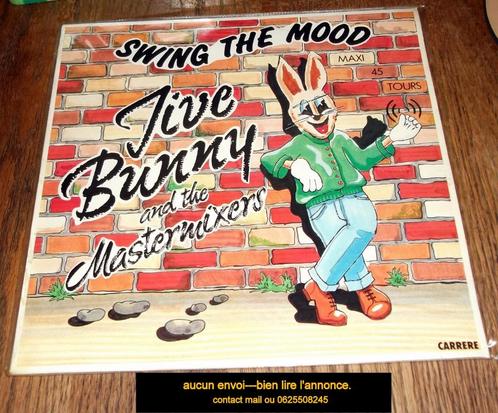 Jive Bunny maxi 45T--vinyle disque., Cd's en Dvd's, Vinyl | Rock, Gebruikt, Rock-'n-Roll, Ophalen